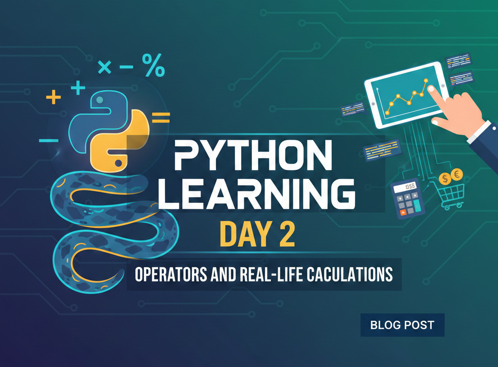 Python Learning – Day 2: Operators and Real-Life Calculations